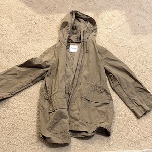 Madewell green  Raincoat
